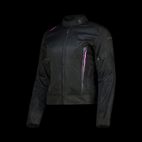 NEXO Ladies Milano Airflow Jacket - Black/Pink