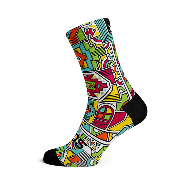 Sox Footwear Crew Socks - Ndebele 2.0 Heritage