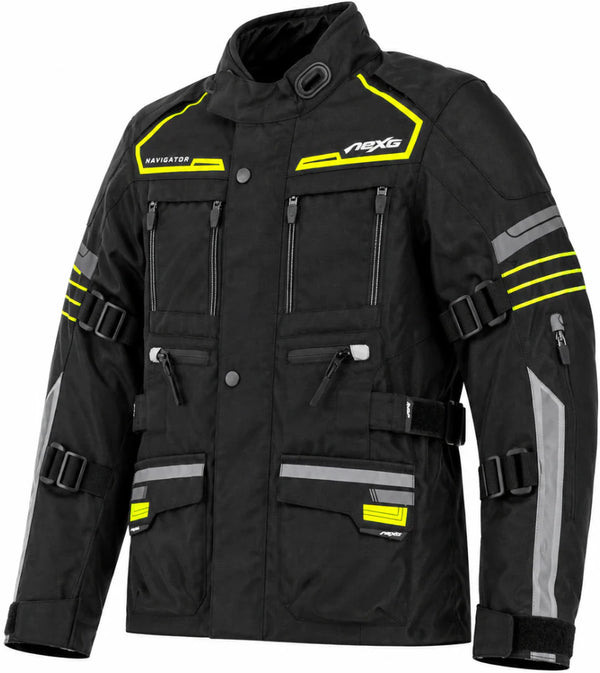 Nexo Youth Navigator Adventure Jacket - Black/Lime
