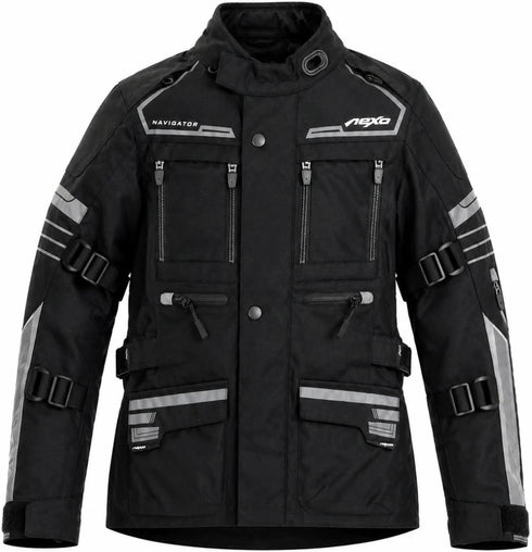 Nexo Youth Navigator Adventure Jacket - Black/Grey