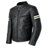 Nexo Street Leather Jacket - Black/Beige