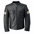 Nexo Street Leather Jacket - Black/Beige