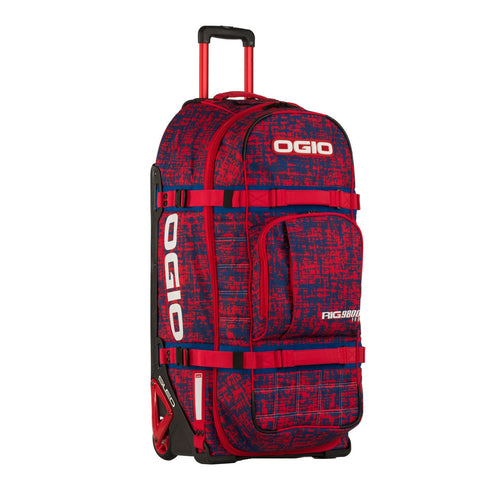 Ogio Rig 9800 Wheeled Travel Bag - Chaos Red/Blue