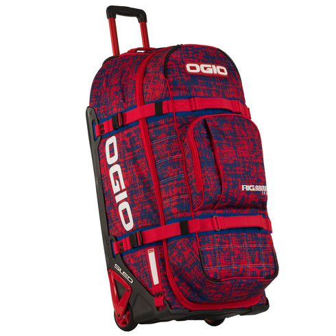 Ogio Rig 9800 Wheeled Travel Bag - Chaos Red/Blue