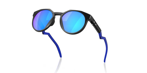Oakley HSTN Sunglasses Matt Black with Prizm Sapphire Polarized Lenses