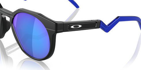 Oakley HSTN Sunglasses Matt Black with Prizm Sapphire Polarized Lenses