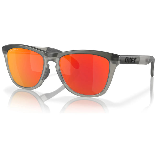 Oakley Frogskins Sunglasses Matt Grey/Smoke with Prizm Ruby Lenses