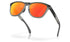 Oakley Frogskins Sunglasses Matt Grey/Smoke with Prizm Ruby Lenses