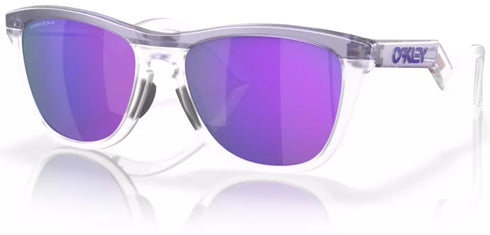 Oakley Frogskins Hybrid Sunglasses Matt Lilac/Prizm Clear with Prizm Violet Lenses