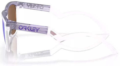 Oakley Frogskins Hybrid Sunglasses Matt Lilac/Prizm Clear with Prizm Violet Lenses