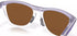 Oakley Frogskins Hybrid Sunglasses Matt Lilac/Prizm Clear with Prizm Violet Lenses