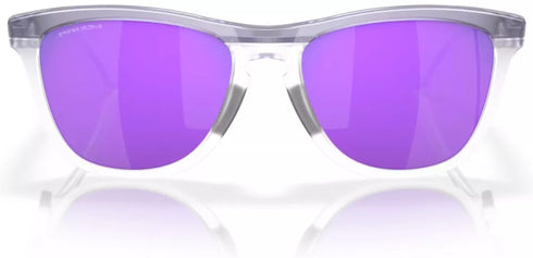 Oakley Frogskins Hybrid Sunglasses Matt Lilac/Prizm Clear with Prizm Violet Lenses
