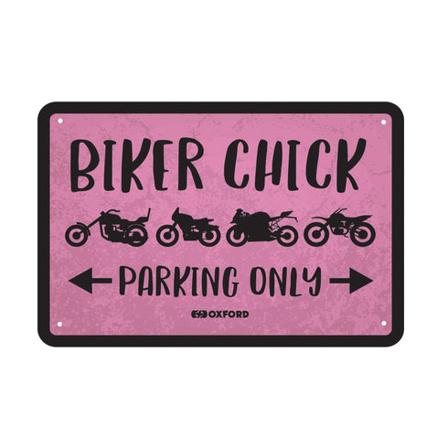 Oxford Garage Sign - "Biker Chick"