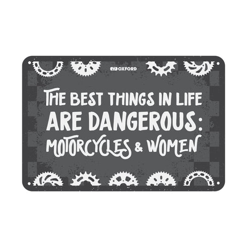 Oxford Garage Sign - "The Best Thing In Life"