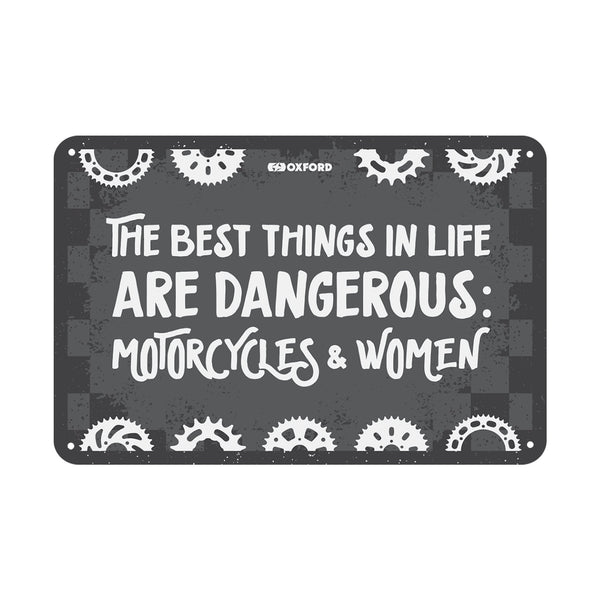 Oxford Garage Sign - "The Best Thing In Life"