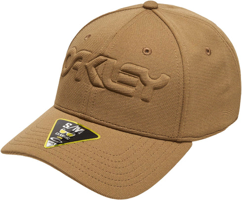 Oakley 6 Panel Stretch Embossed Hat - Coyote