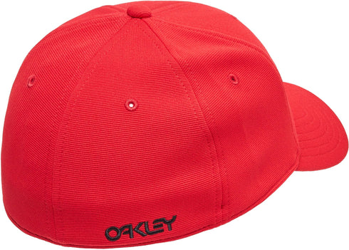 Oakley 6 Panel Stretch Embossed Hat - Red Line