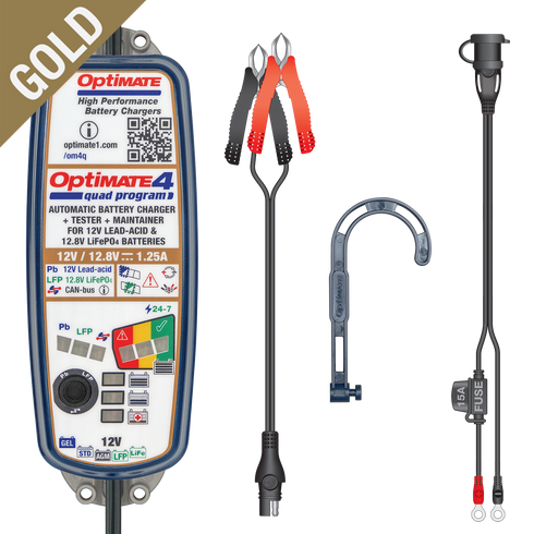 OptiMate 4 Quad Program - GOLD Series