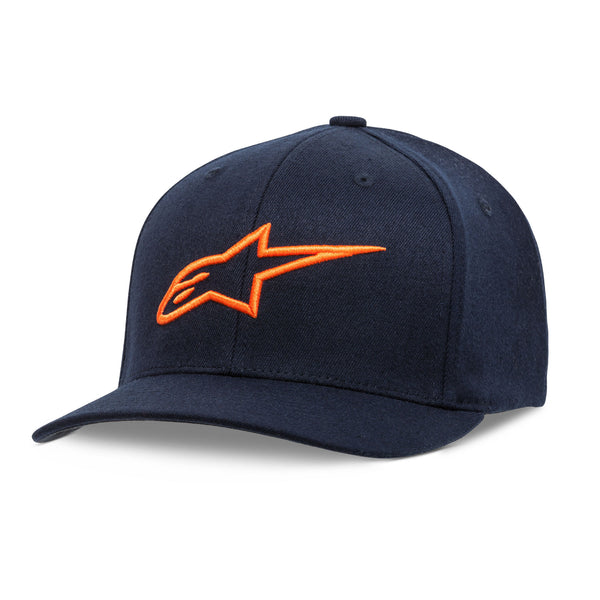 Alpinestars Ageless Curve Hat - Navy/Orange