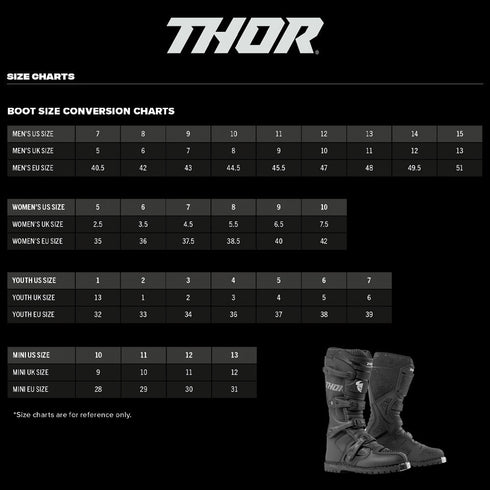 Thor 2022 Radial Boots - Black