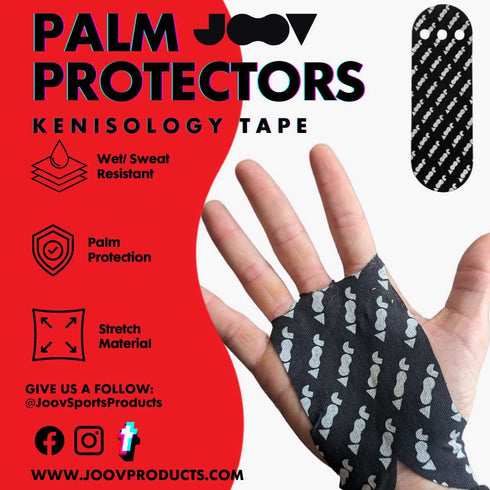 Joov K-Tape Palm Protectors - Blister & Callus Protection (1 Pair/2 Individual Palm Protectors)
