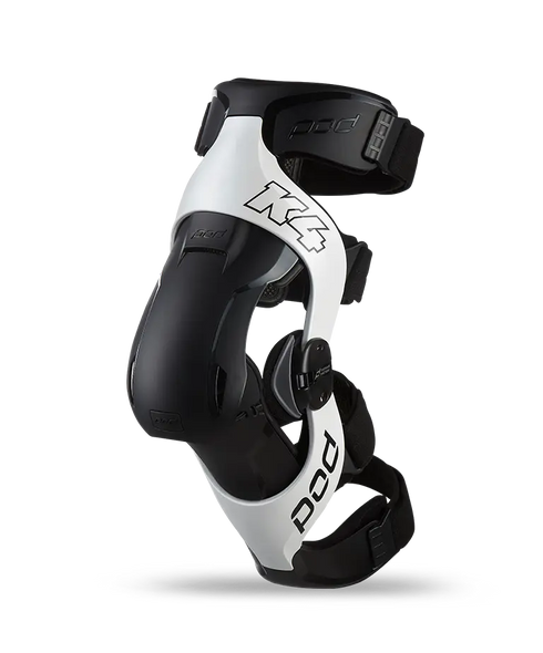 POD K4 2.0 (PR) Knee Brace Set - White/Black