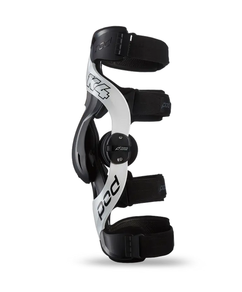 POD K4 2.0 (PR) Knee Brace Set - White/Black