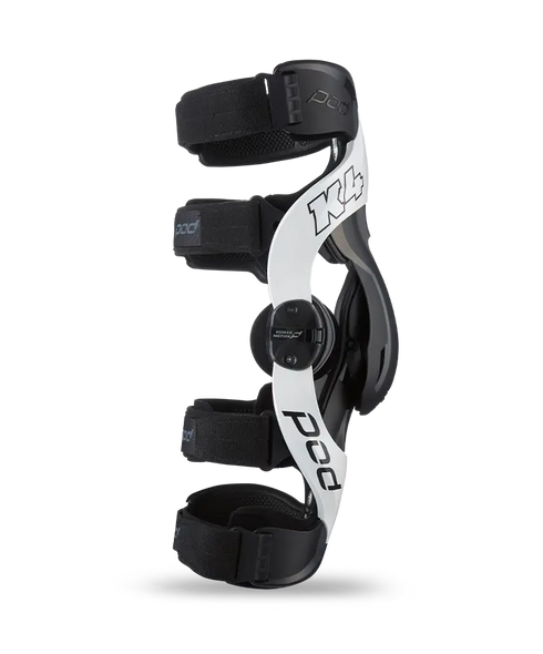 POD K4 2.0 (PR) Knee Brace Set - White/Black