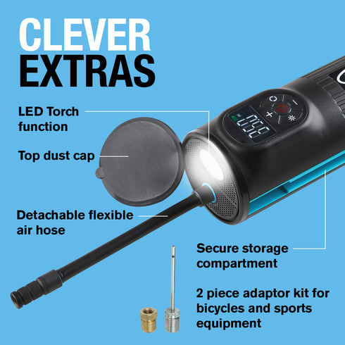 Ring Automotive Handheld Digital Rechargeable Tyre Inflator - RTC2000