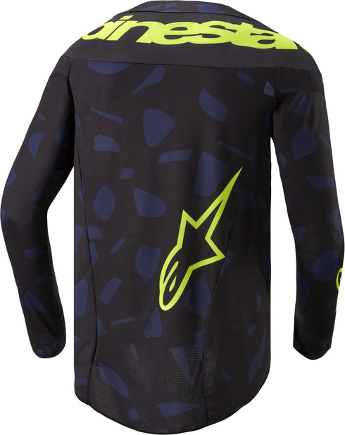 Alpinestars Techstar Rantera Jersey - Black/Navy/Yellow
