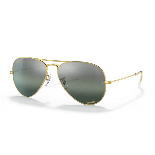 Ray-Ban Aviator Classic Sunglasses - Gold (Silver/Blue Lens)