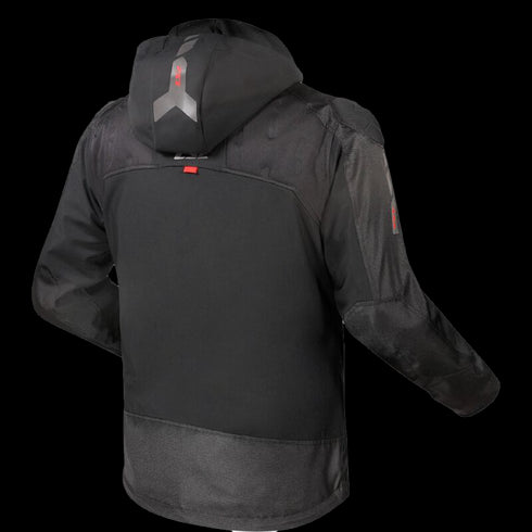 LS2 Mens Ziconium Jacket - Black/Red