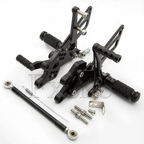 FXCNC Racing Kawasaki ZX10-R (2004-2005) Footrest Rear Set - Black