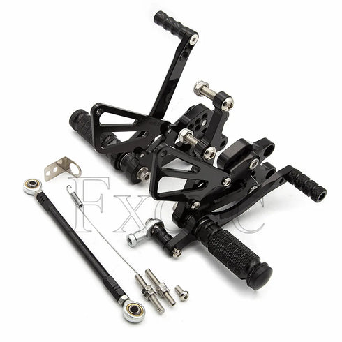 FXCNC Racing Kawasaki ZX10-R (2004-2005) Footrest Rear Set - Black