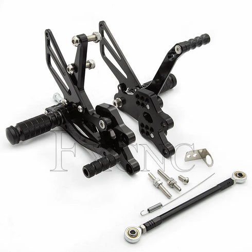 FXCNC Racing Kawasaki ZX10-R (2004-2005) Footrest Rear Set - Black