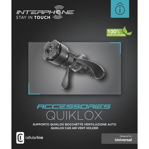 Interphone Quicklox Car Air Vent Holder