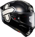 Shoei X-Spirit Pro Cross Logo Helmet - TC-5 (Black/White) — Motorcycle Helmets (image 3 of 4)