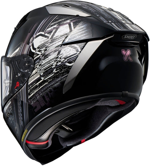 Shoei X-Spirit Pro Cross Logo Helmet - TC-5 (Black/White) — Motorcycle Helmets (image 2 of 4)