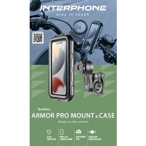 Interphone Motorcycle Quicklox 6.5" Hardcase - Armor Pro