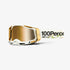 100% Racecraft 2 Succession Goggles - Mirror True Gold Lens