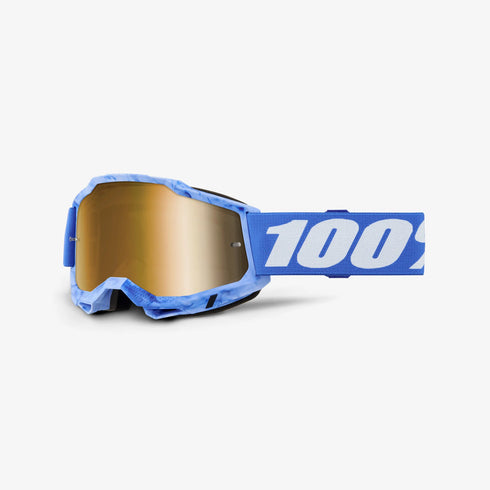 100% Accuri 2 Moto/MTB Goggles - Sursi (Gold Mirror Lens)