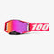 100% Armega HiPER Moto/MTB Goggles - Kloug (HiPER Mirror Dark Red Lens)