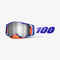 100% Armega Moto/MTB Goggles - Lavingaad (Mirror Silver Flash Lens)