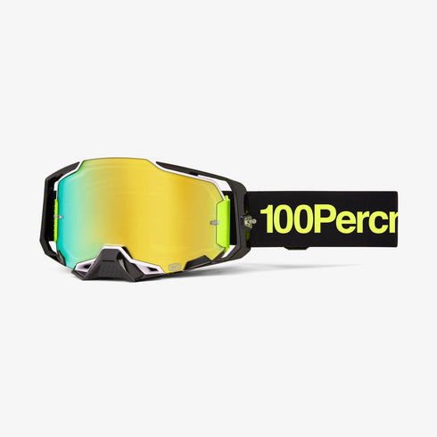 100% Armega Moto/MTB Goggles - Orban (Mirror Gold Lens)