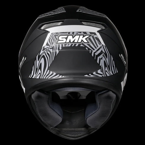 SMK Stellar Fury MA266 Helmet - Black/Grey