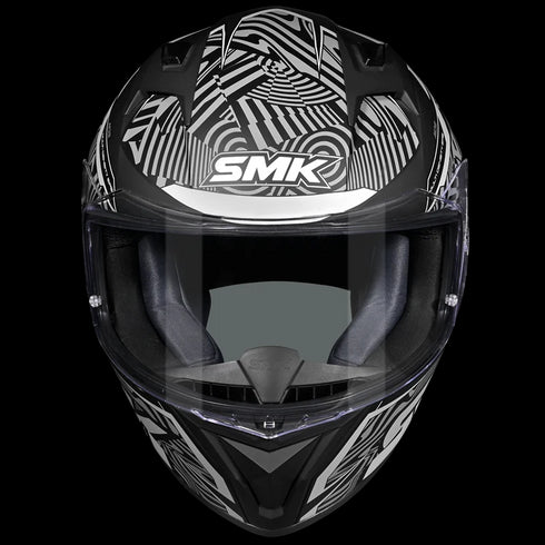 SMK Stellar Fury MA266 Helmet - Black/Grey