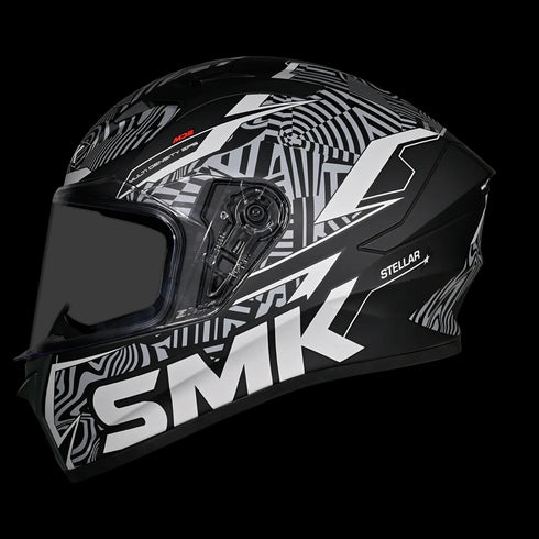 SMK Stellar Fury MA266 Helmet - Black/Grey