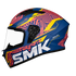 SMK Stellar Fury MA534 Helmet - Blue/Yellow/Orange