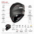 SMK Stellar Sport Fury Helmet - MA264