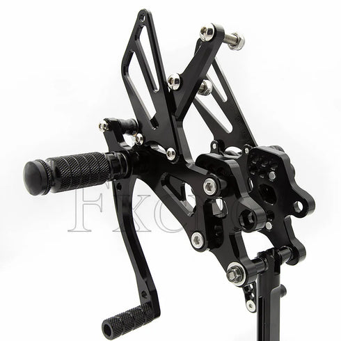 FXCNC Racing Kawasaki ZX10-R (2004-2005) Footrest Rear Set - Black